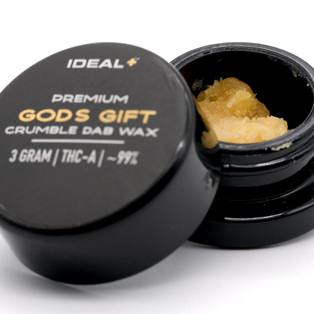 God’s Gift 94.67% THCa Crumble Dab Wax 3g - 3 GRAMS