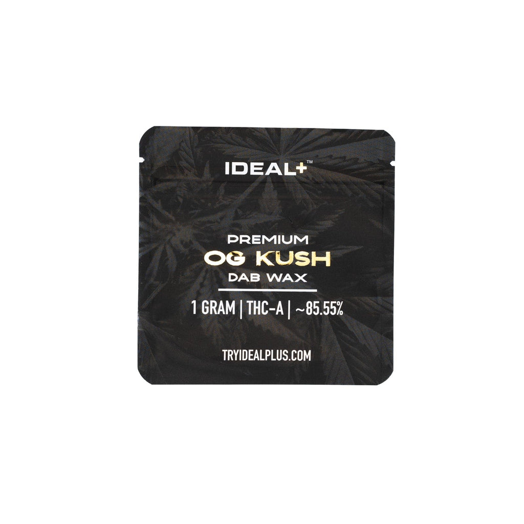 OG Kush 85.55% THCa Dab Wax 1g - 1 GRAM - Premium Organic Hemp Flower